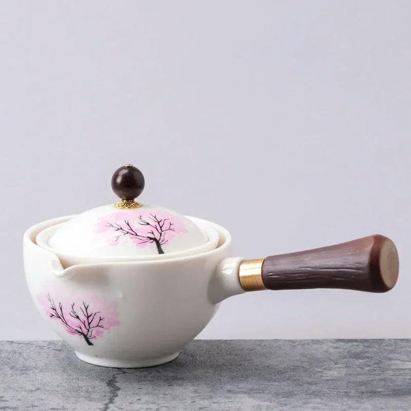 Bule Infusor Rotativo - Flor de Cerejeira