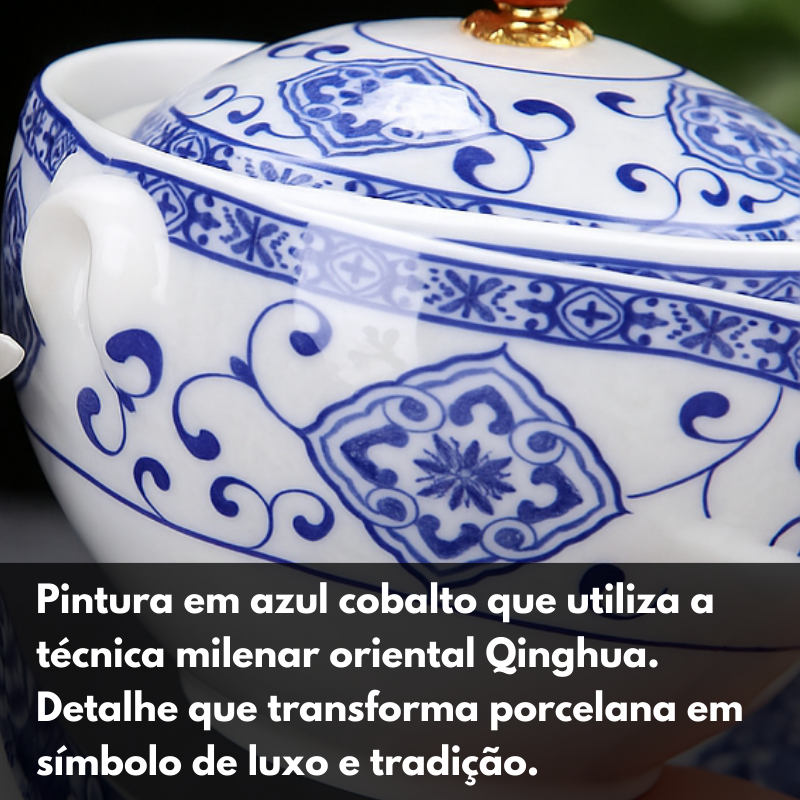 Conjunto Lua em Porcelana