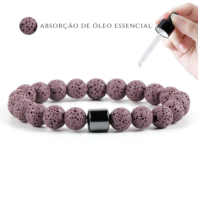 Pulseira Difusora de Óleo Essencial