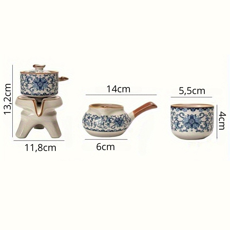 Conjunto Peônia Imperial - Kit oriental para cerimônia do chá (Gongfu Cha)