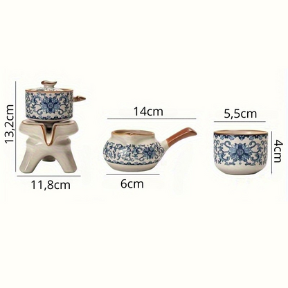 Conjunto Peônia Imperial - Kit oriental para cerimônia do chá (Gongfu Cha)