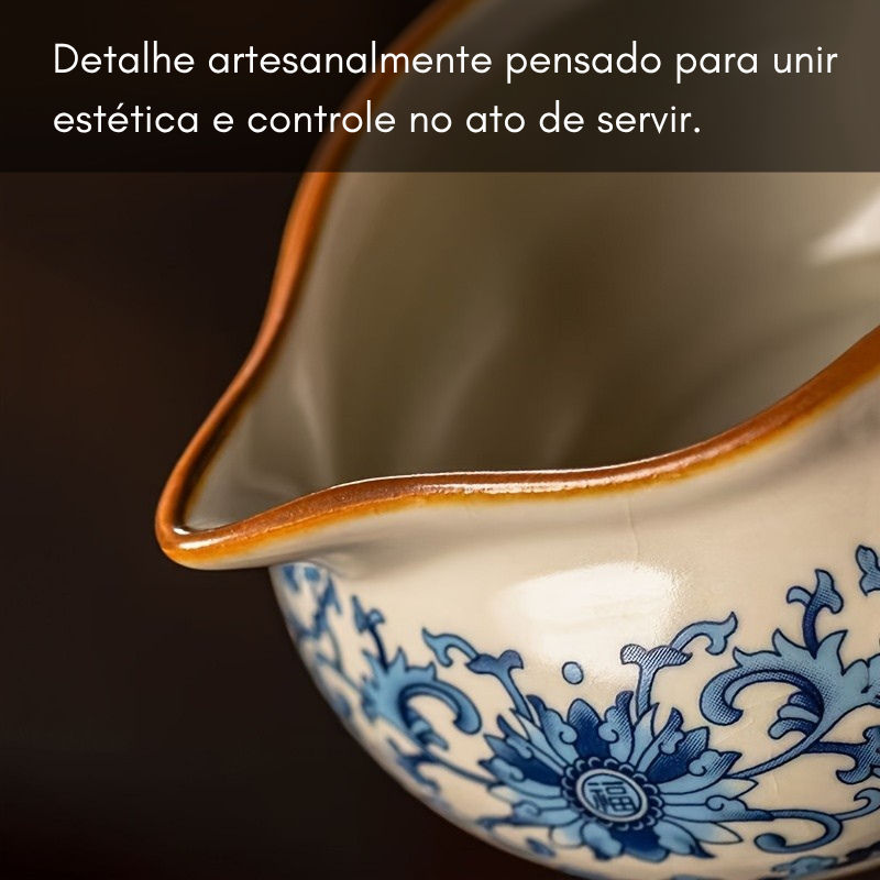 Conjunto Peônia Imperial - Kit oriental para cerimônia do chá (Gongfu Cha)