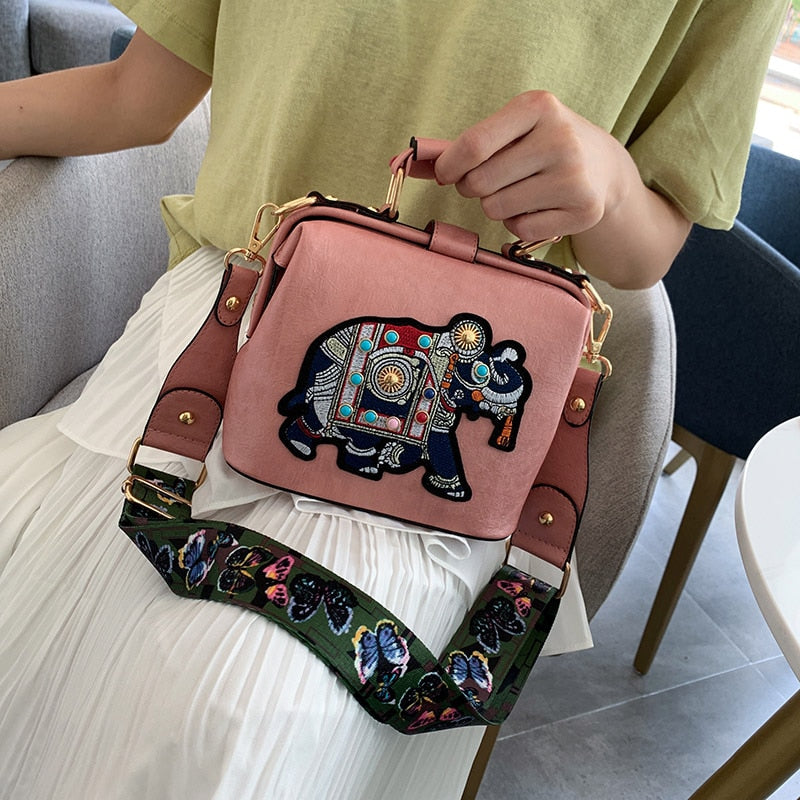 Bolsa Elefante Indiano - Estilo Étnico Boho Chic