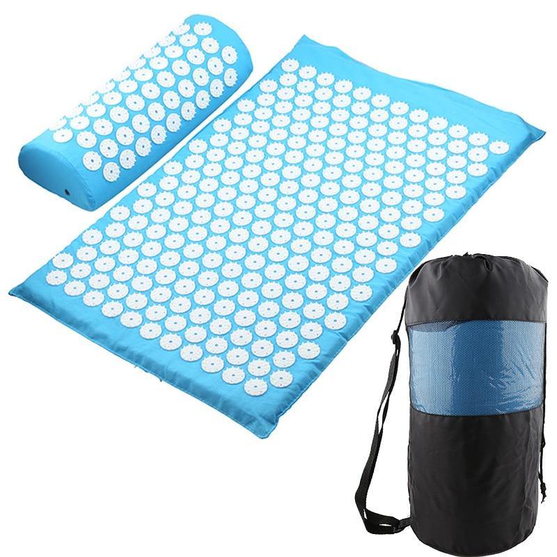 KIT: Tapete Massageador de Acupressão RelaxingMAT™ + Almofada + Bolsa de Brinde - Empório Zem