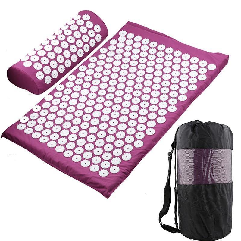 KIT: Tapete Massageador de Acupressão RelaxingMAT™ + Almofada + Bolsa de Brinde - Empório Zem