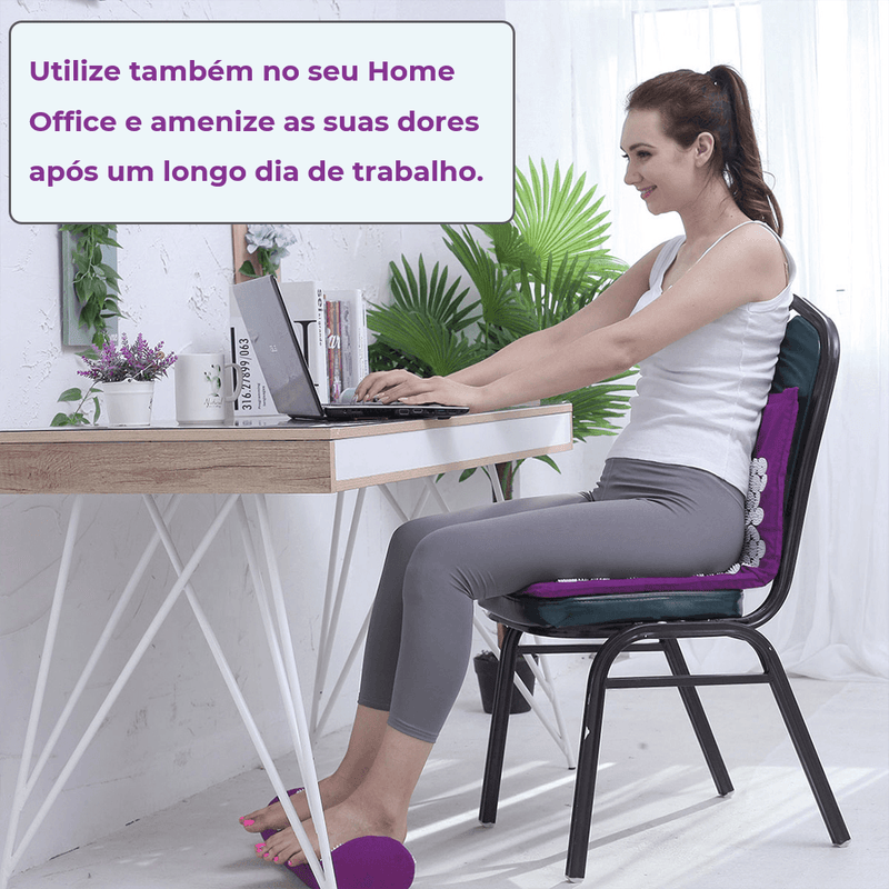 KIT: Tapete Massageador de Acupressão RelaxingMAT™ + Almofada + Bolsa de Brinde - Empório Zem