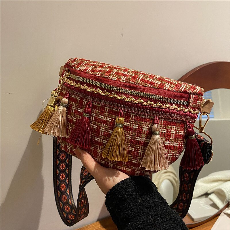 Bolsa de Cintura Boho - Crossbody