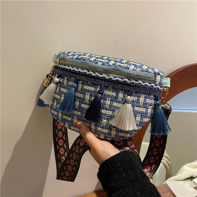 Bolsa de Cintura Boho - Crossbody