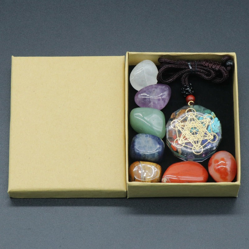 Kit Reiki 7 Chakras + Colar Orgonite Metatron!