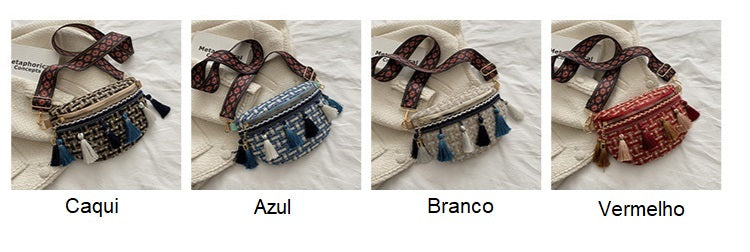 Bolsa de Cintura Boho - Crossbody