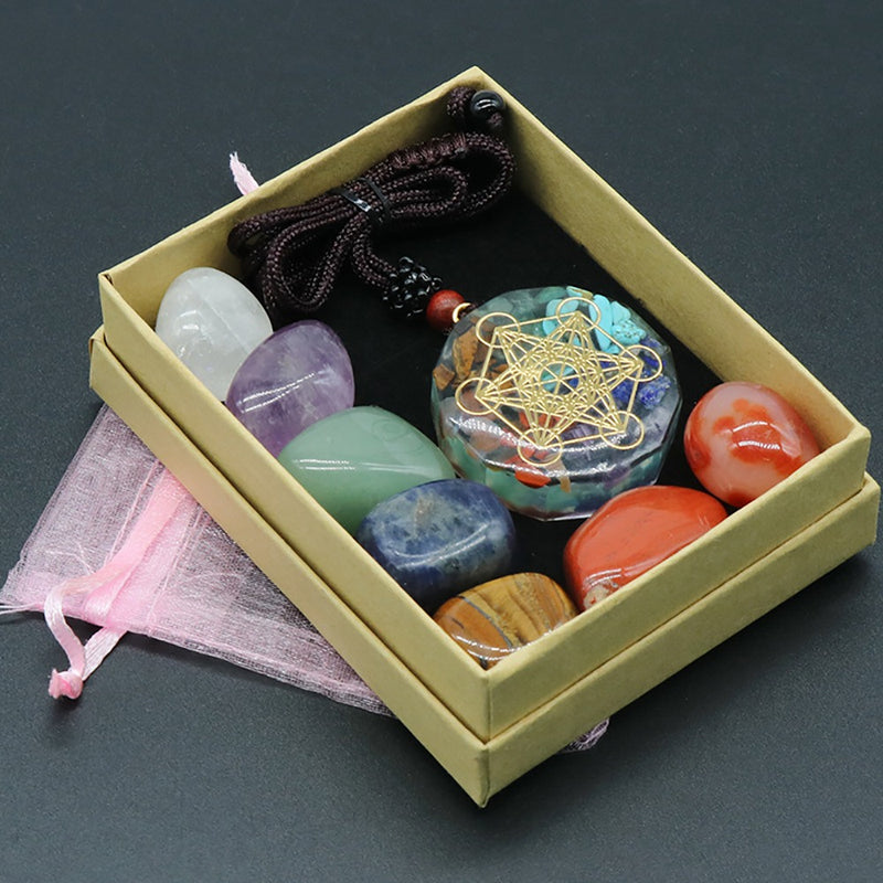 Kit Reiki 7 Chakras + Colar Orgonite Metatron!